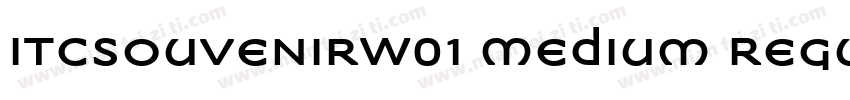 ITCSouvenirW01 Medium Regular字体转换
